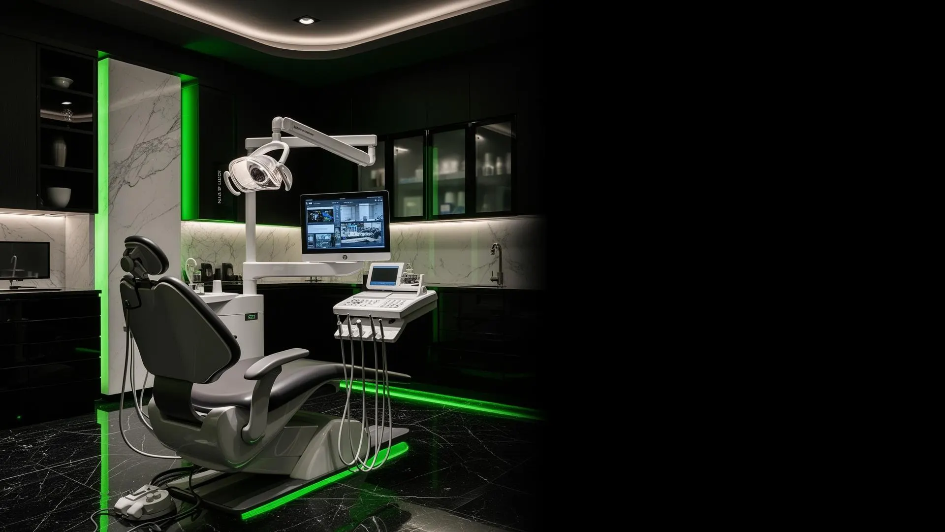 Luxury modern dental clinic interior